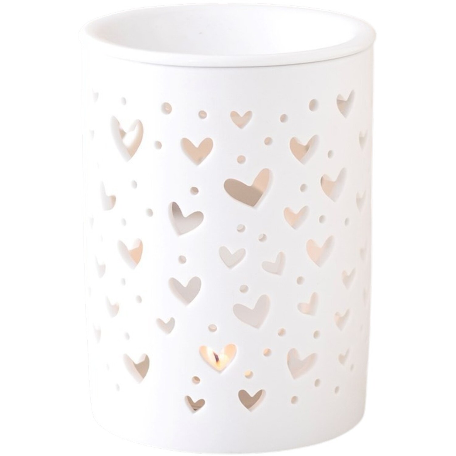 Kingsbury Gifts Heart Cut Out Oil Burner And Wax Warmer