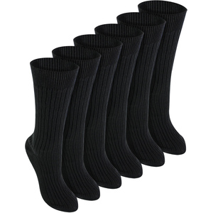6 Pack Kids 100% Cotton Breathable Socks