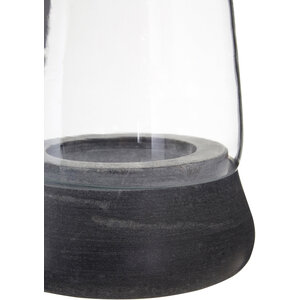 Kira Complements Grey Marble And Glass Candle Holder