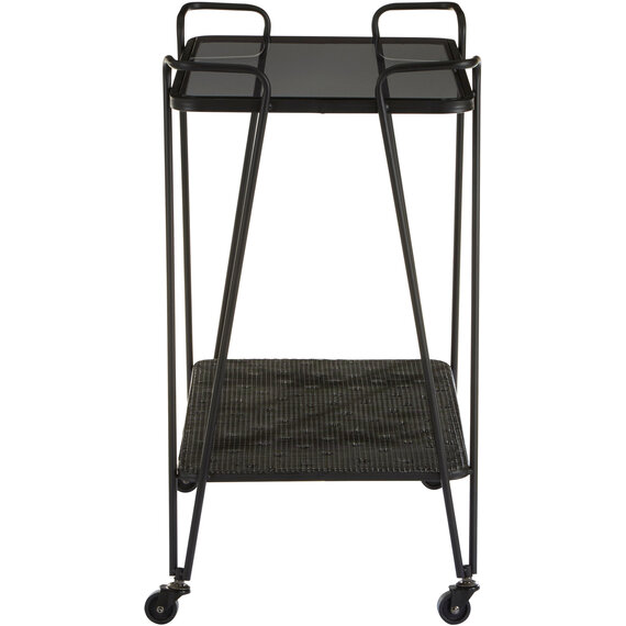 Trento Black Bar trolley