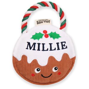 Pre-personalised Christmas Dog Toy Gift - Over 80 Titles - Millie