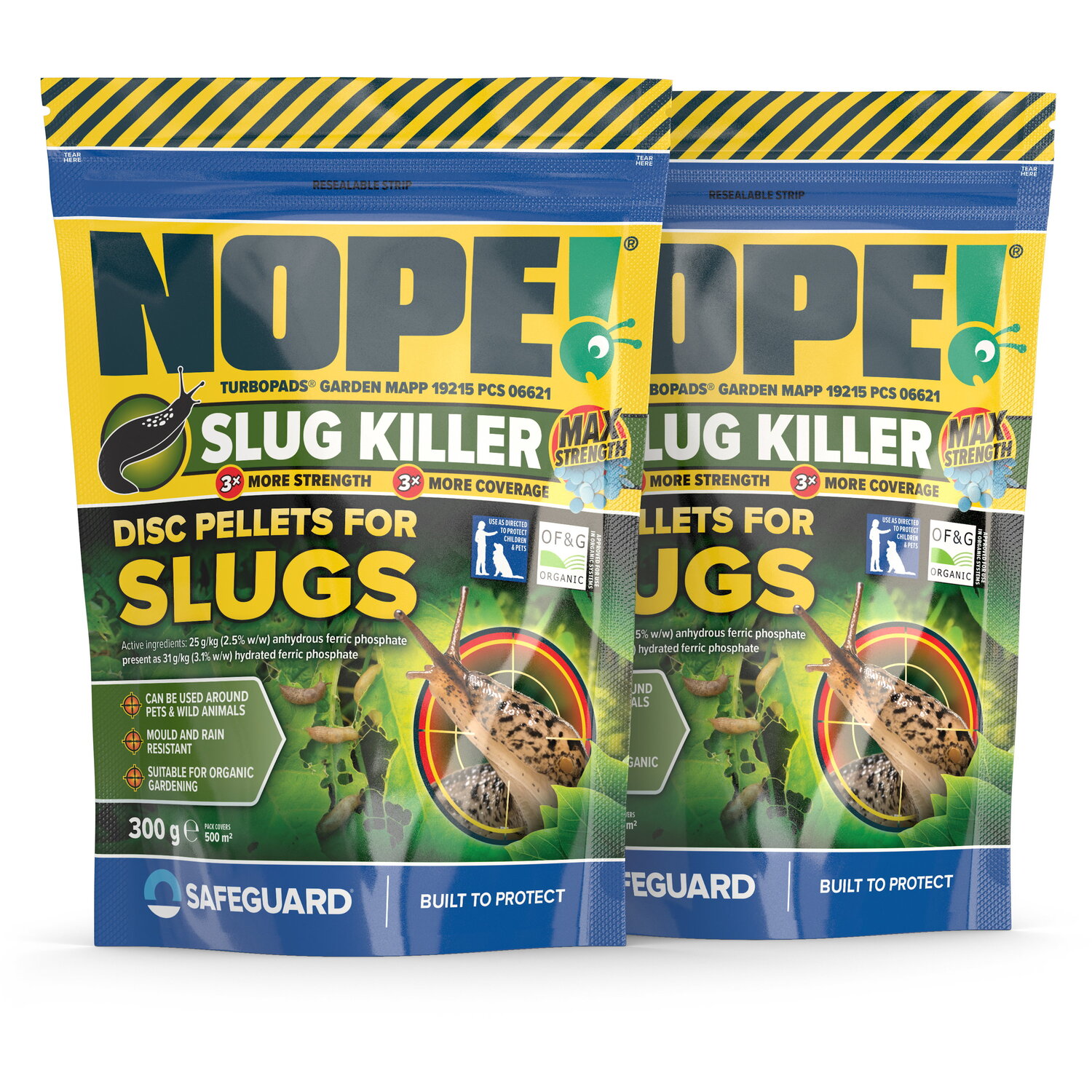 Nope! Slug Killer Pellets For Gardens 1000M2 Coverage 2 X 300G, Max-Strength, Rainfast & Mould-Resistant - Image 4