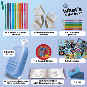 Stitch Trolley by Multiprint  Kids Travel & Activity Case