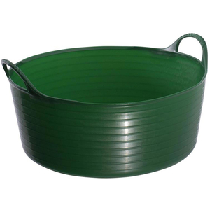 Red Gorilla, Tub Trug, Shallow Green, Large, Flexible, Durable