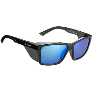 Bolle, STKS 420, Safety Glasses, Black Gloss Frame, Flash Lens