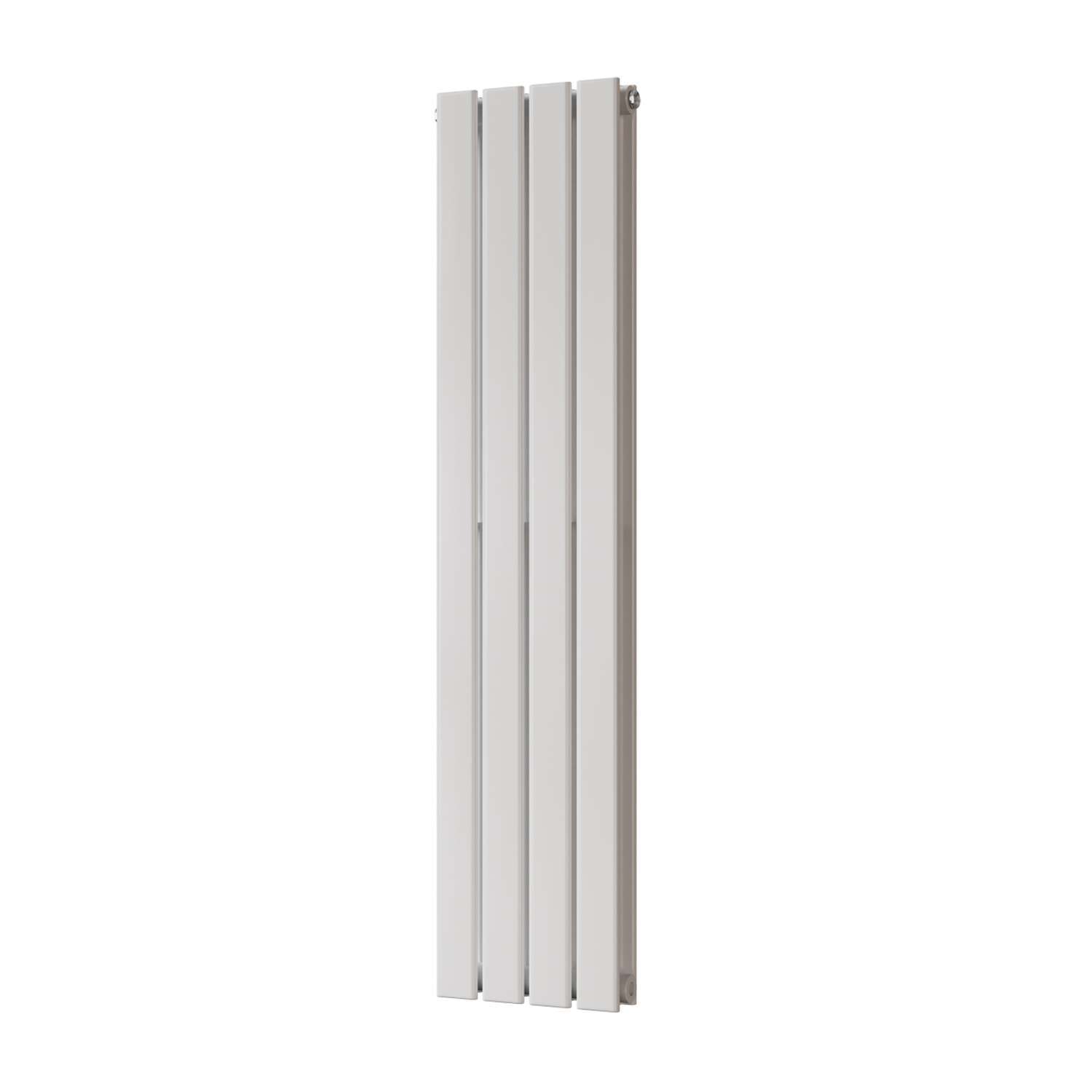 Uk Radiators Typhoon - White Vertical Radiator Double Panel - Feet Included - White / 272Mm / 1200Mm
