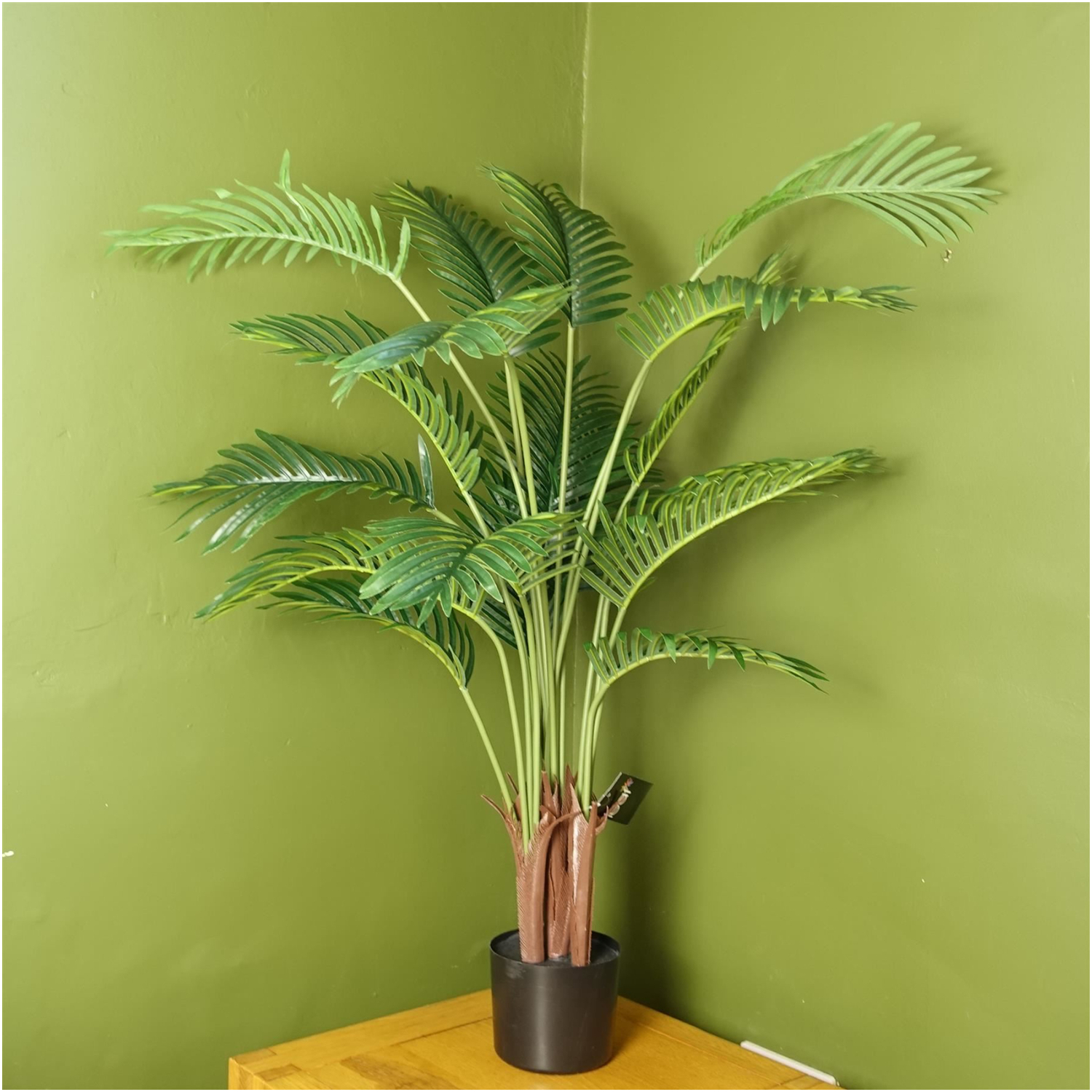 Large Artificial Areca Palm Tree 110cm - Green