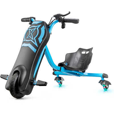 Blue/ Black Xootz Cyclone 24v Electric Drift Trike Go Kart