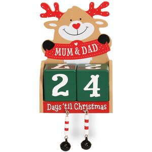 Pre-personalised Wood Advent Block Calendar - Over 80 Titles - Lucas