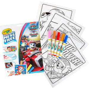 PAW Patrol Crayola Color Wonder Rescue Colouring Pages and Mess