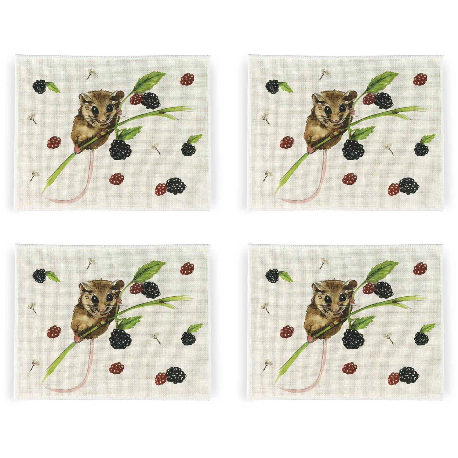 Image of Dormouse & Berries Linen Placemats -&hellip;