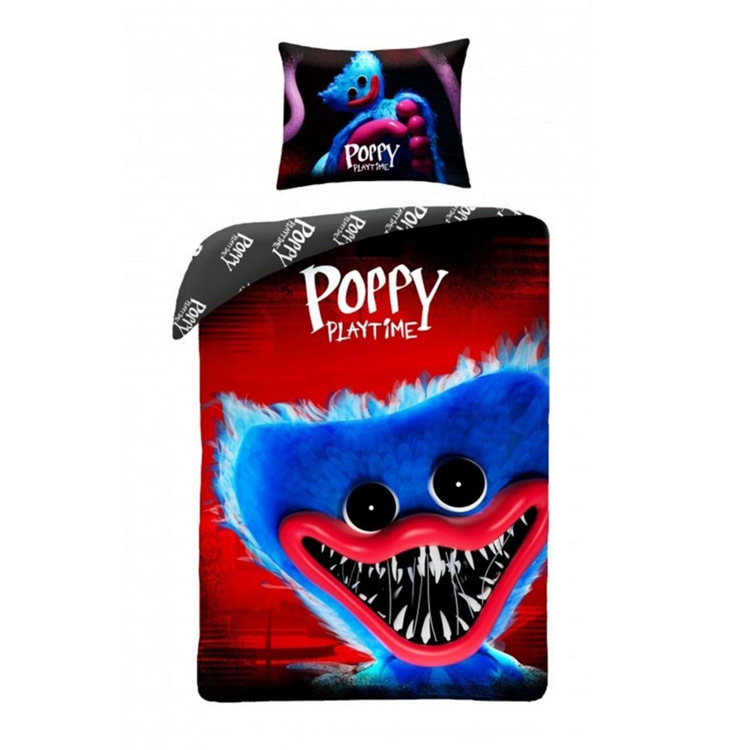 Poppy Playtime Cotton Duvet Cover Set - Multicoloured