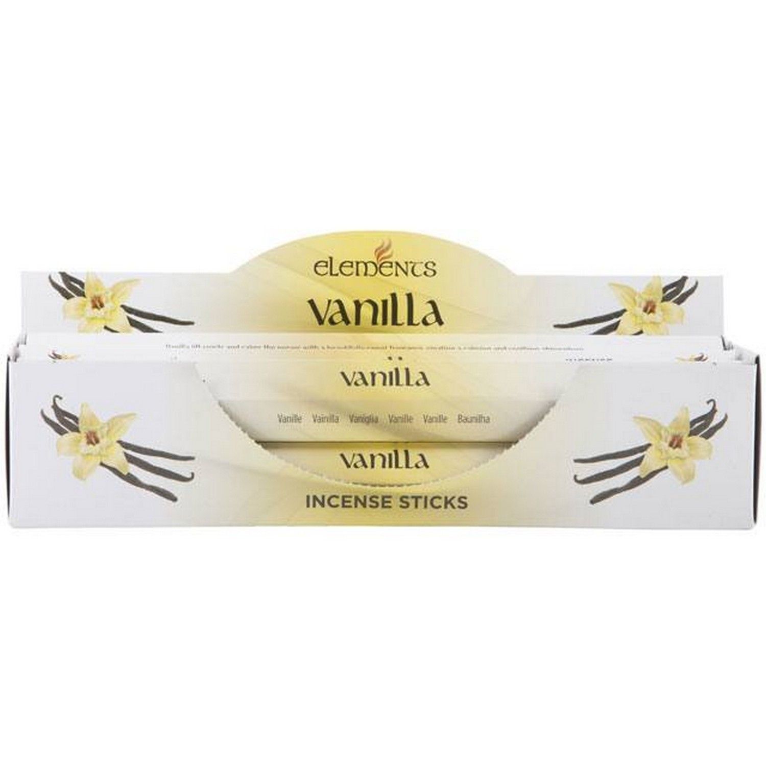 Something Different Elements Incense Stick 6 Pack Display Set Vanilla - Multicolour