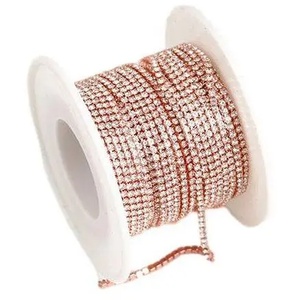 1 Metre Luxury Grade A Diamante Chain Trim