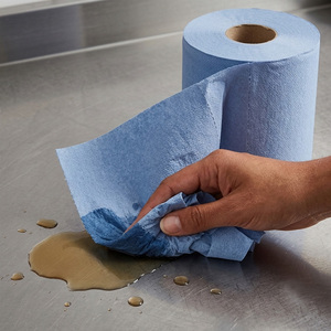 36 Rolls Blue Centrefeed 2ply Embossed Paper Hand Towels