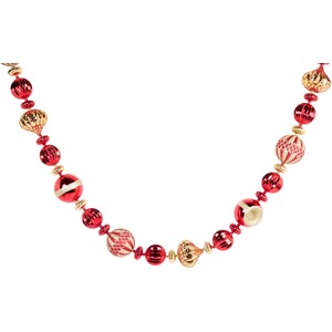 Red and Gold Bauble Garland