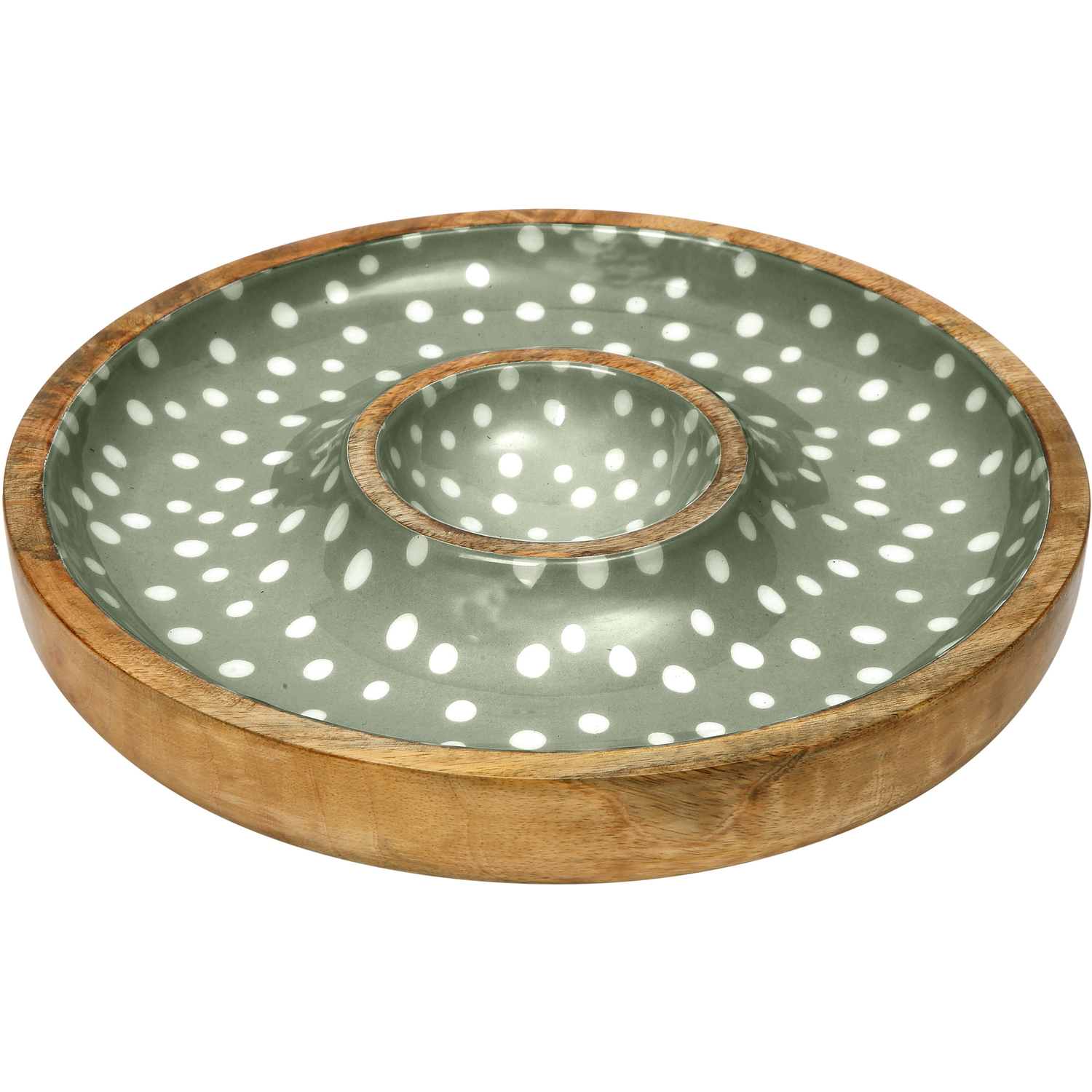 Image of Dexam Sintra Mango Wood Spotted Chip&hellip;