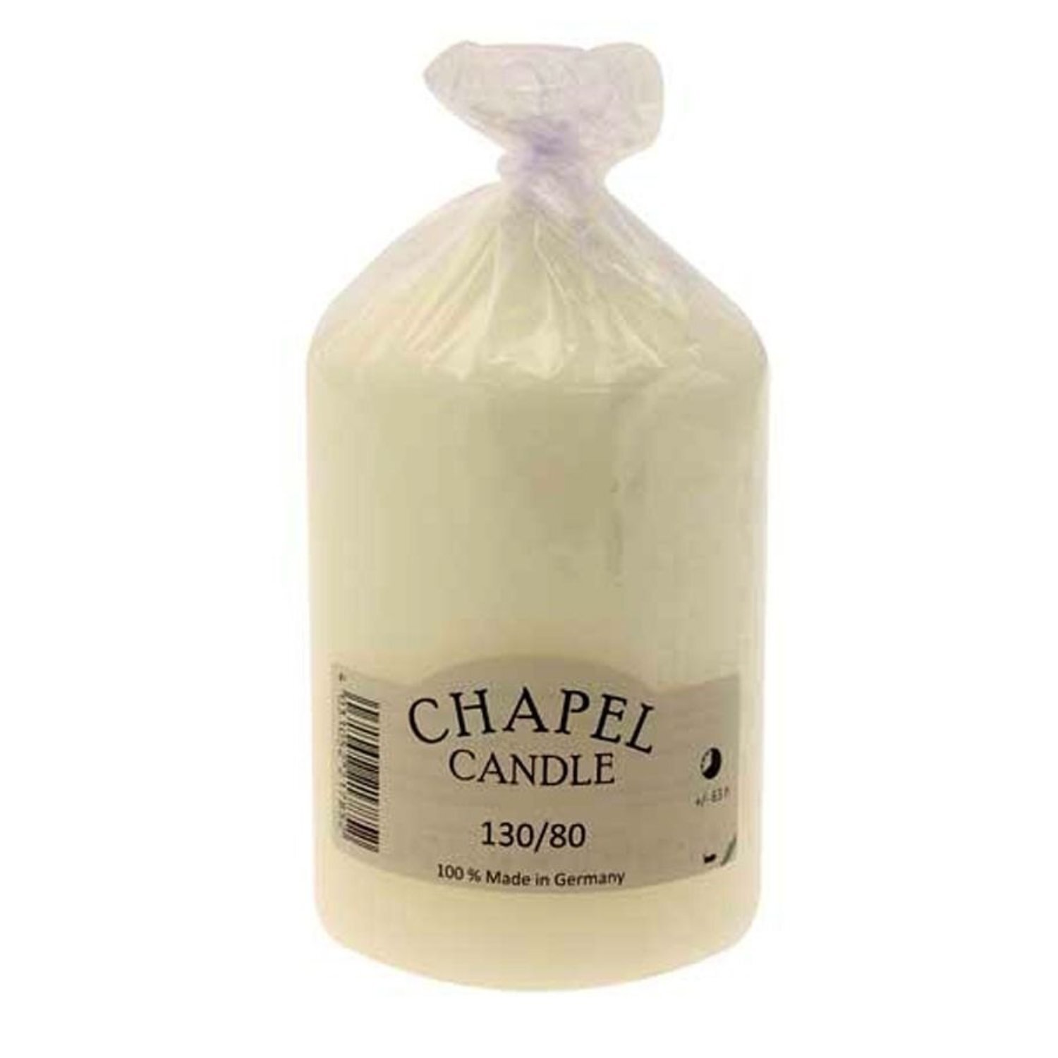 Kdmd Decorative Chapel Pillar Candle - White