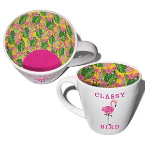 Classy Bird Mug Flamingo Design