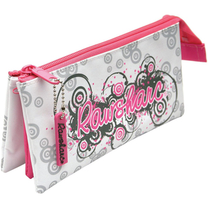 Rawsharc Swirls 3 Pocket Pencil Case