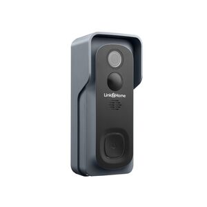 Link2home Weatherproof (ip54) Smart Doorbell (UK Plug)