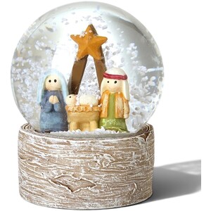 Nativity Scene Christmas Snow Globe