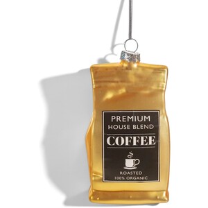 Coffee Bean Bag Christmas Tree Decoration