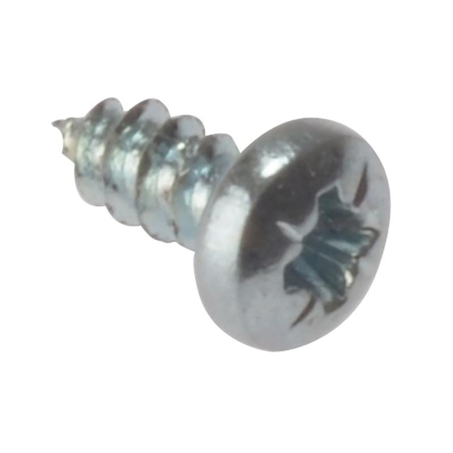 Forgefix Self-Tapping Screws, Pozi, Pan Head, Zp C - Multi Colour