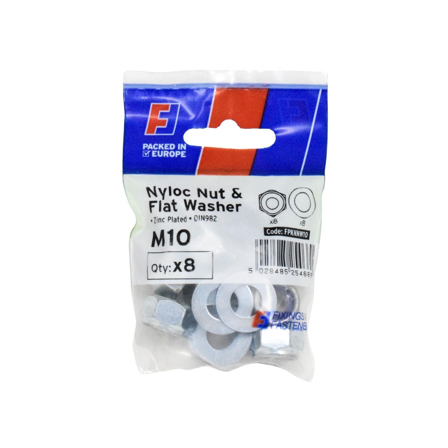 Forgefix Nyloc Nut & Washer, Forgepack B - Multi Colour