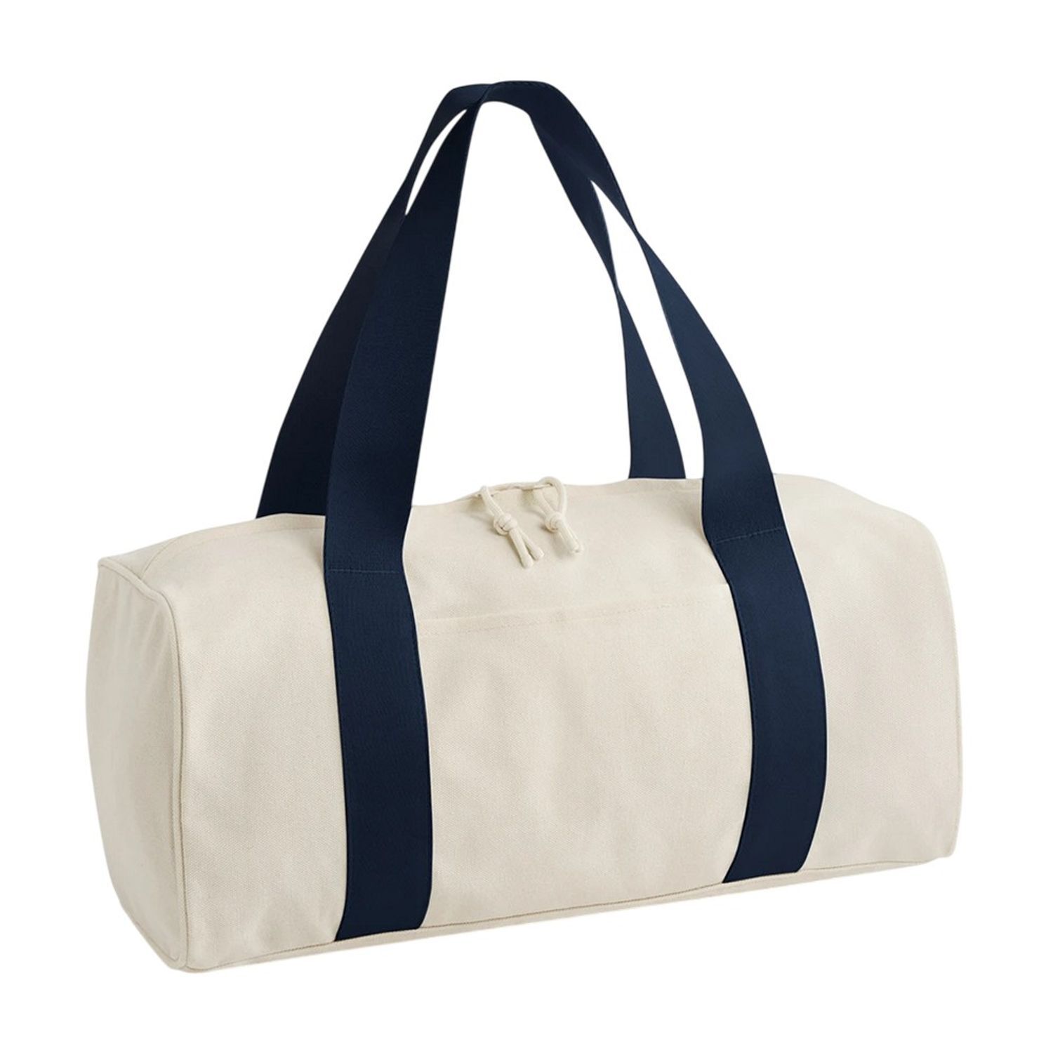 Bagbase Edit Canvas Duffle Bag A - Natural/Navy