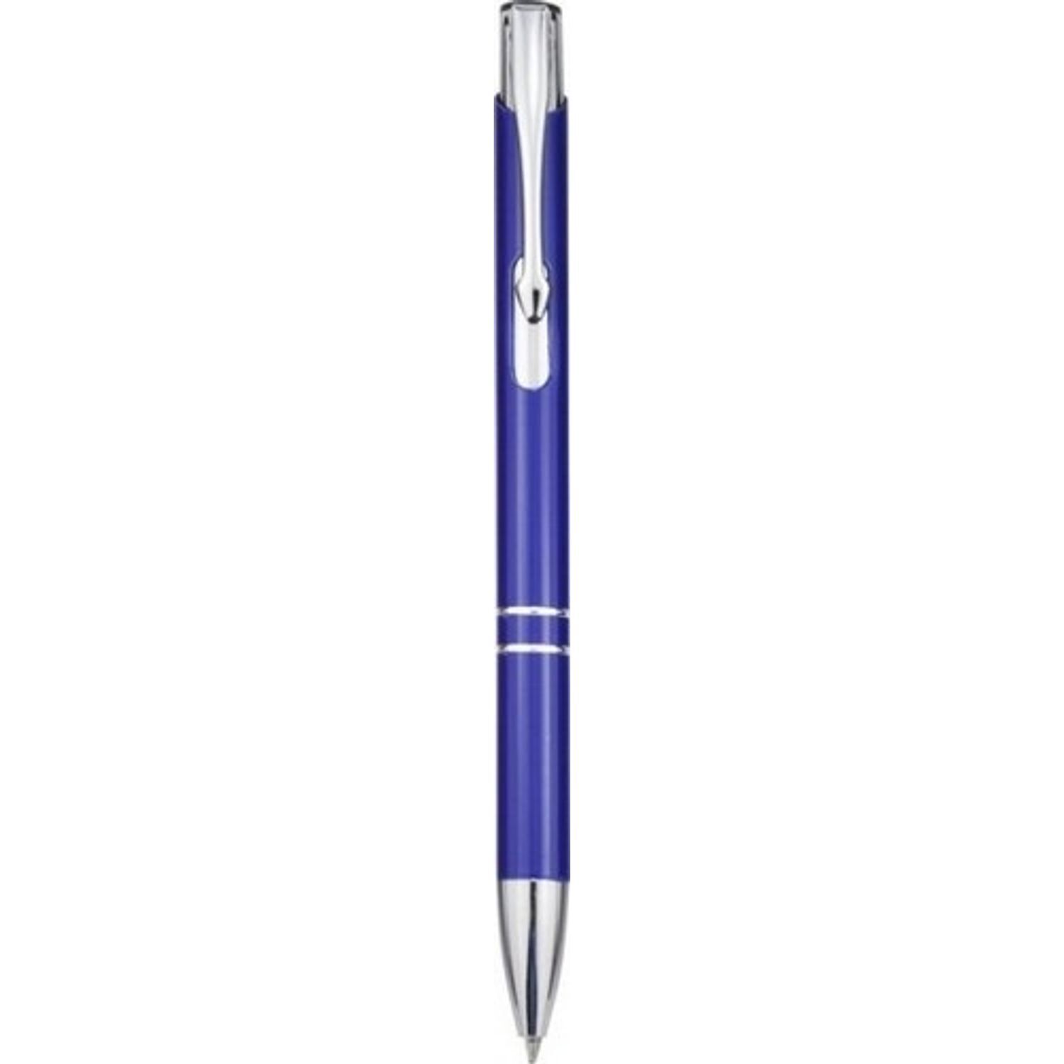 Bullet Moneta Aluminium Ballpoint Pen - Royal Blue