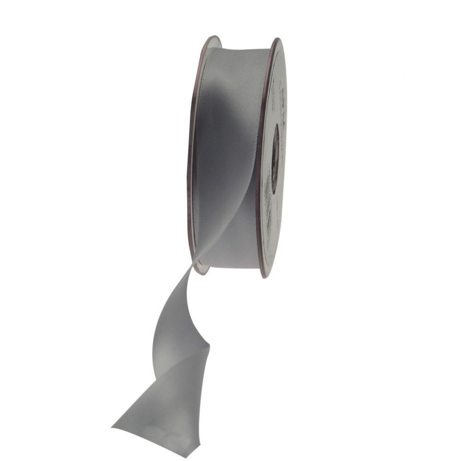 Kdmd Unisex Silver Satin Ribbon 25Mm 2 Pack - Image 2