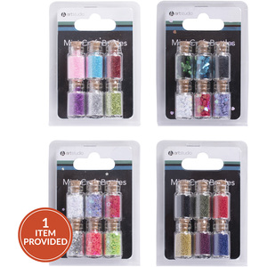 Pack of 6 Mini Craft Bottles