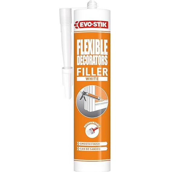 Decorators Flexible Acrylic Filler White C20 by EVO-STIK.