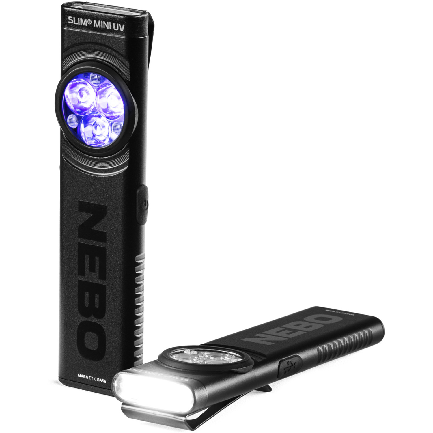 Nebo Slim Mini UV Rechargeable Pocket Light 150 Lumens Dual-Band Aluminium EDC Torch with Magnetic Base - Image 5