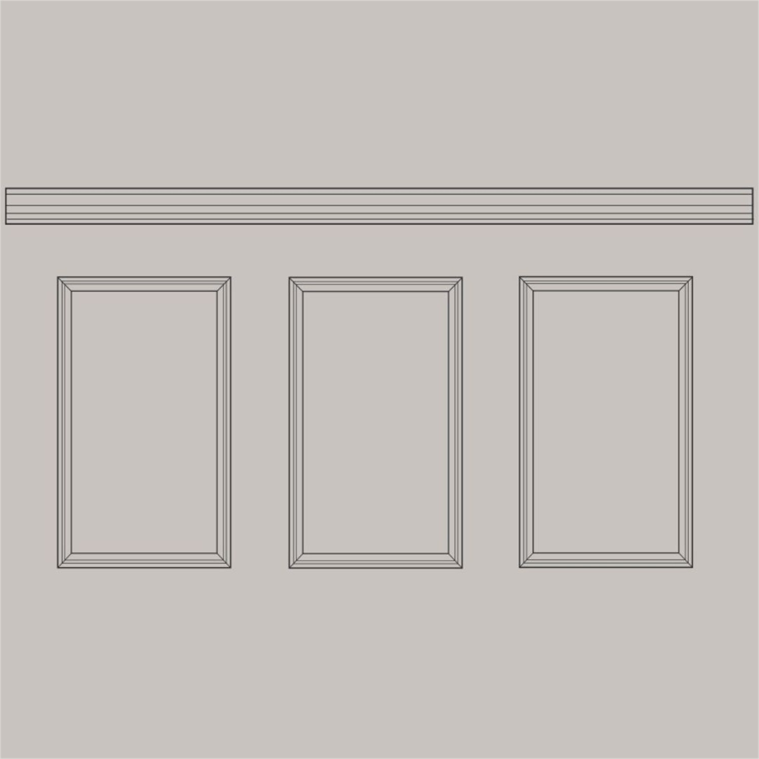 B&Q - Primed Pine Wall Panel Kit (T) 32mm (W) 420mm (L) 700mmPack Of 2 - Image 2