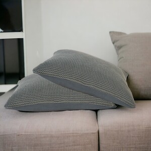 Green Cotton Cushion Set of 2
