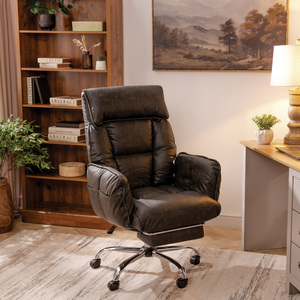 Cushioned Swivel Office Chair