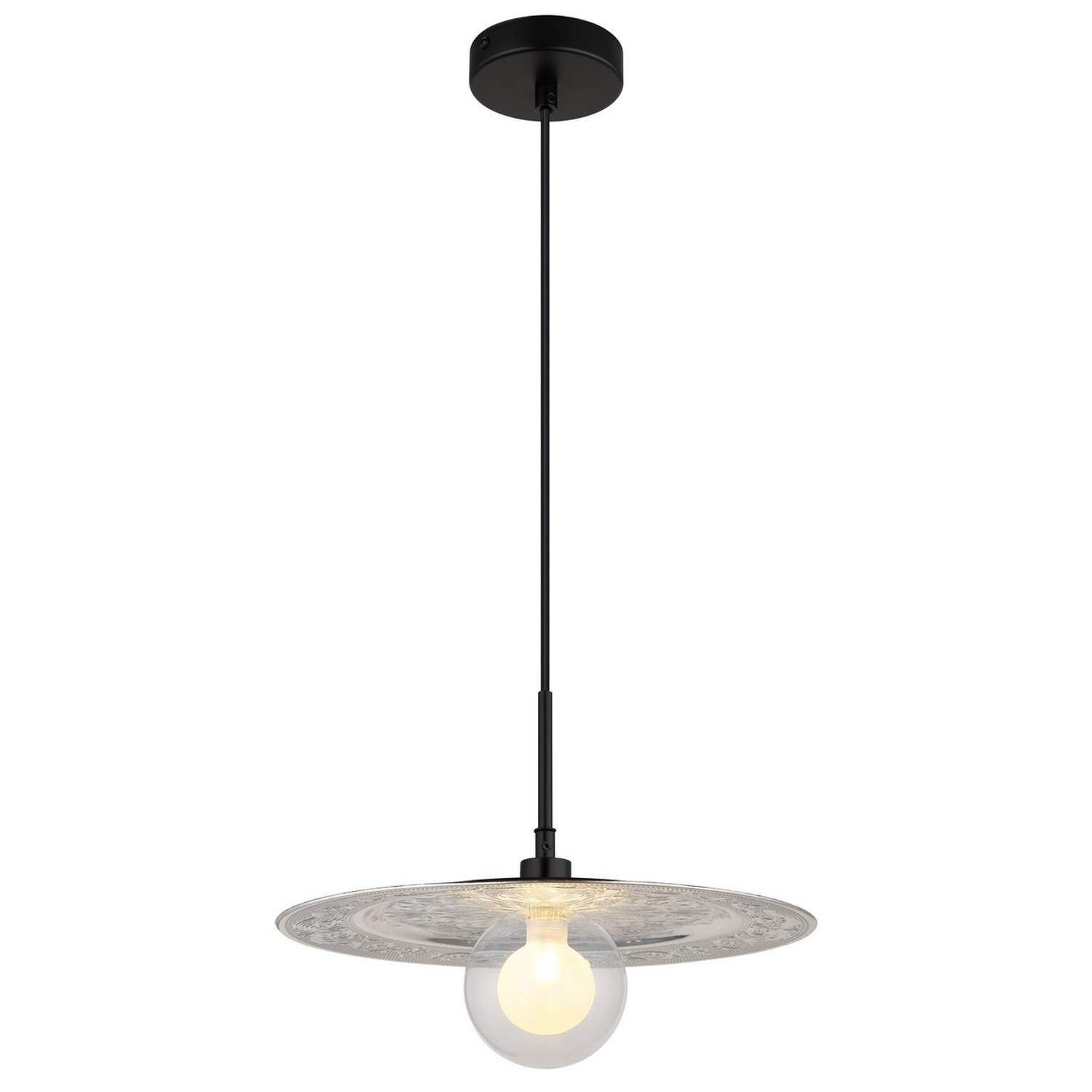 Globo Lighting Riga Pendant Light Black