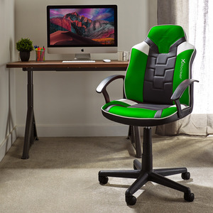 Green/Black X Rocker Saturn Esport Gaming Chair shot 1170546