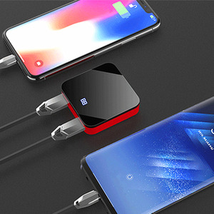 Mini Travel Dual-Port 10000mAh Power Bank