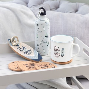 Surf's Up Metal Water Bottle