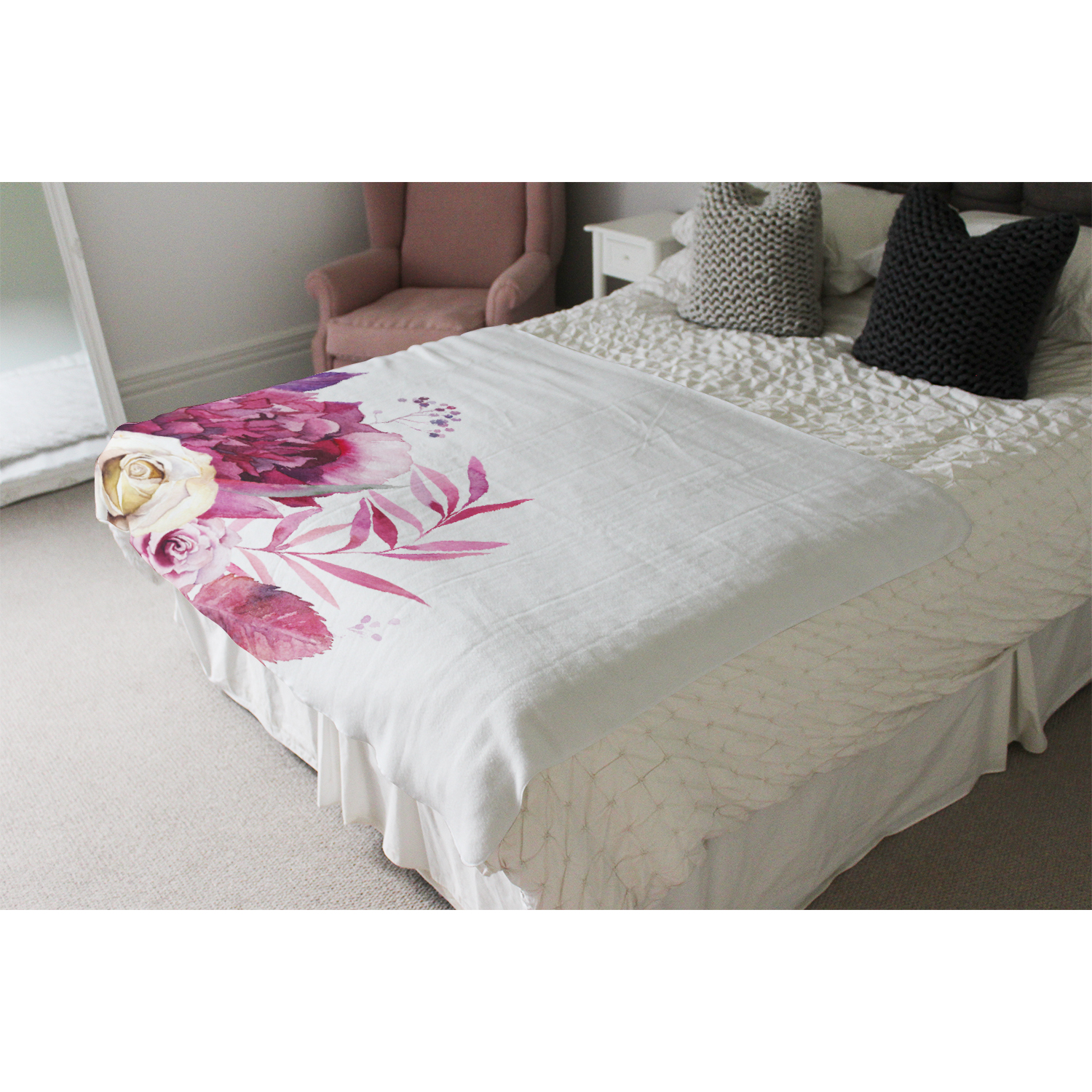 Pink Spirit Quilted Blanket NCU0NT2192