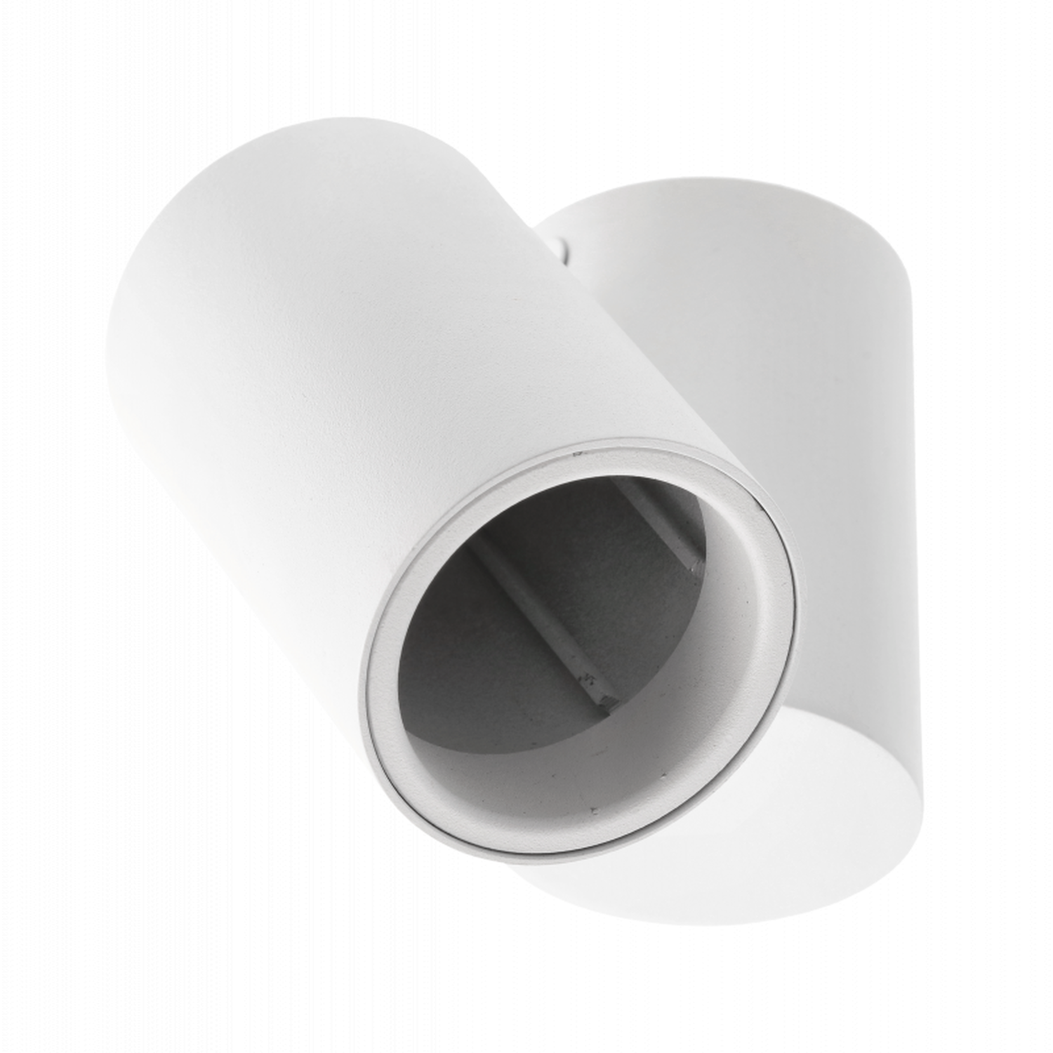 Cgc Lup Modern Single Adjustable Ceiling Spotlight - White
