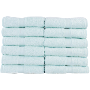 12 Pastel Contour Hand Towels