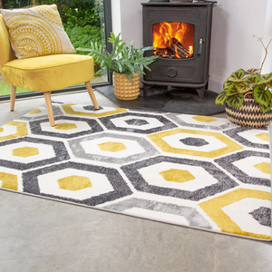 Super Soft Diamond Geometric Area Rug