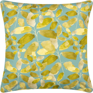 Watercolour Leaves Outdoor Cushion