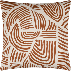 Abstract Neutral Outdoor Cushion Cover