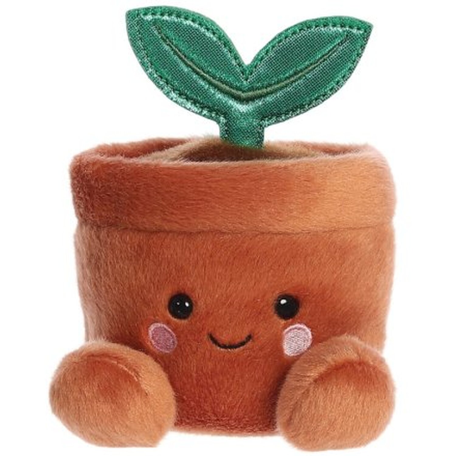 Image of Terra The Potted Plant Palm Pal Soft Toy - Orange