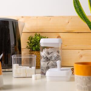 5 Piece Flip Lock Plastic Food Storage Containers Set